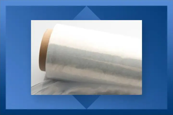 A roll of plastic wrap is shown.