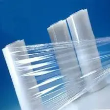 A blurry picture of some white plastic tubes.